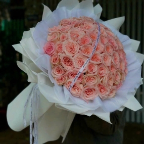 Bó Hồng Lạc Thần Hồng 99 Bông