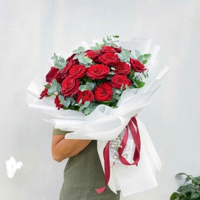 Bó Hồng Đỏ 28 Bông