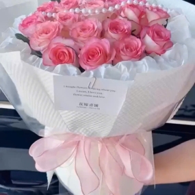 Bó 20 Bông Hồng Song Hỷ