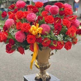 Lẵng Hoa Cao Cấp Set 9