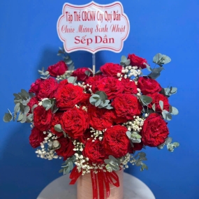 Lẵng Hoa Cao Cấp Set 31