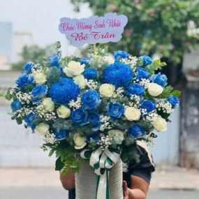 Lẵng Hoa Cao Cấp Set 32